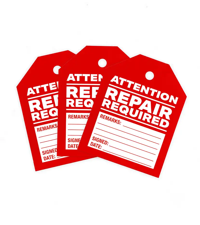 Maintenance / Inspection Tags